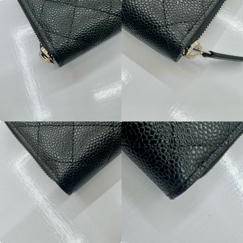 香奈兒 CHANEL MATELASSE CAVIAR SKIN NO.27 荔枝皮長夾-4