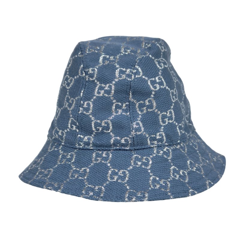 GUCCI GG 閃閃銀絲 漁夫帽-0