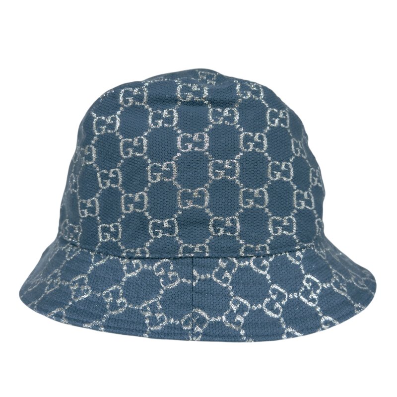 GUCCI GG 閃閃銀絲 漁夫帽-2