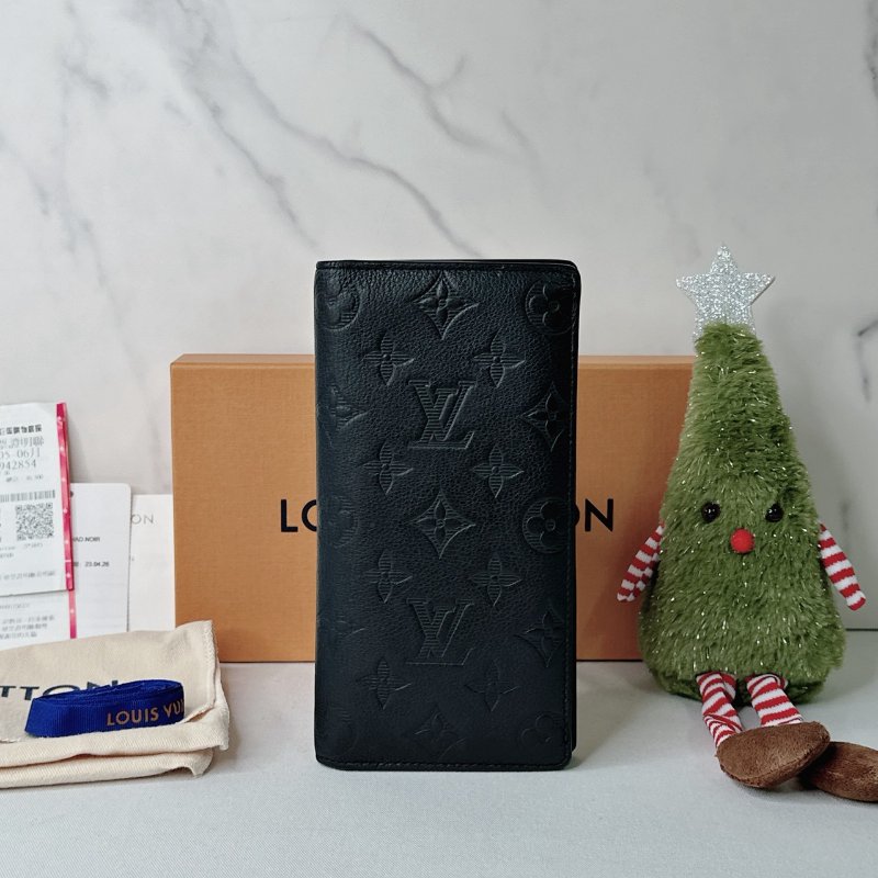 LV Brazza壓紋長夾-0