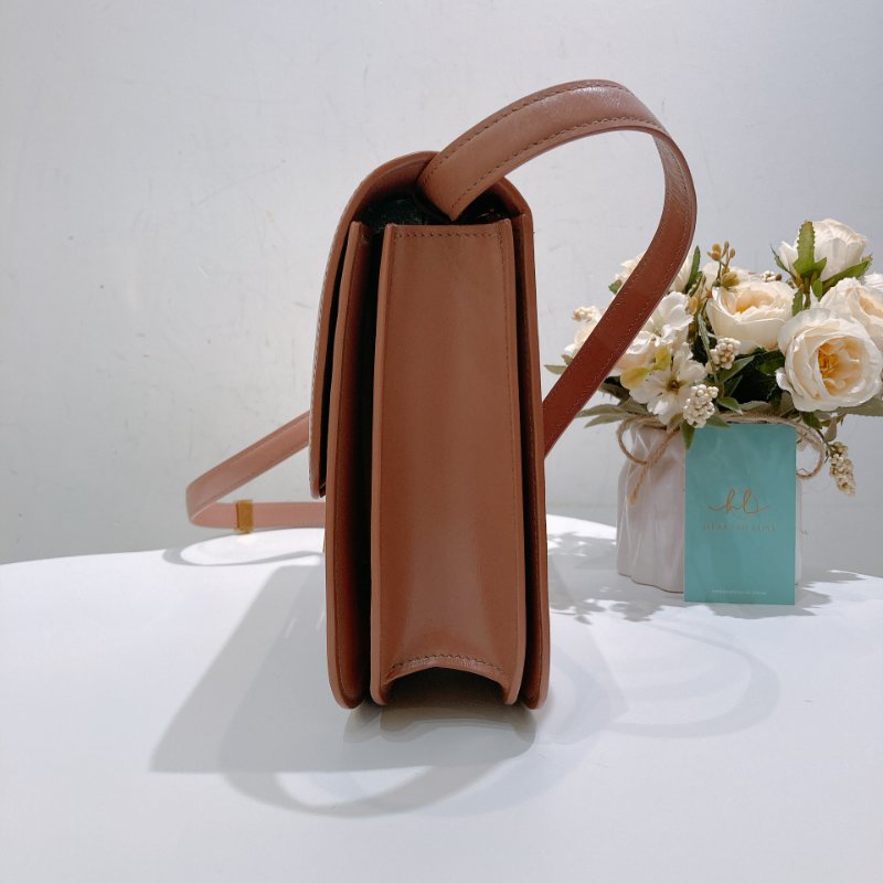 TW4762 Celine 塞琳 中號 豆腐包 Classic Medium Box Bag Pink x GHW-2