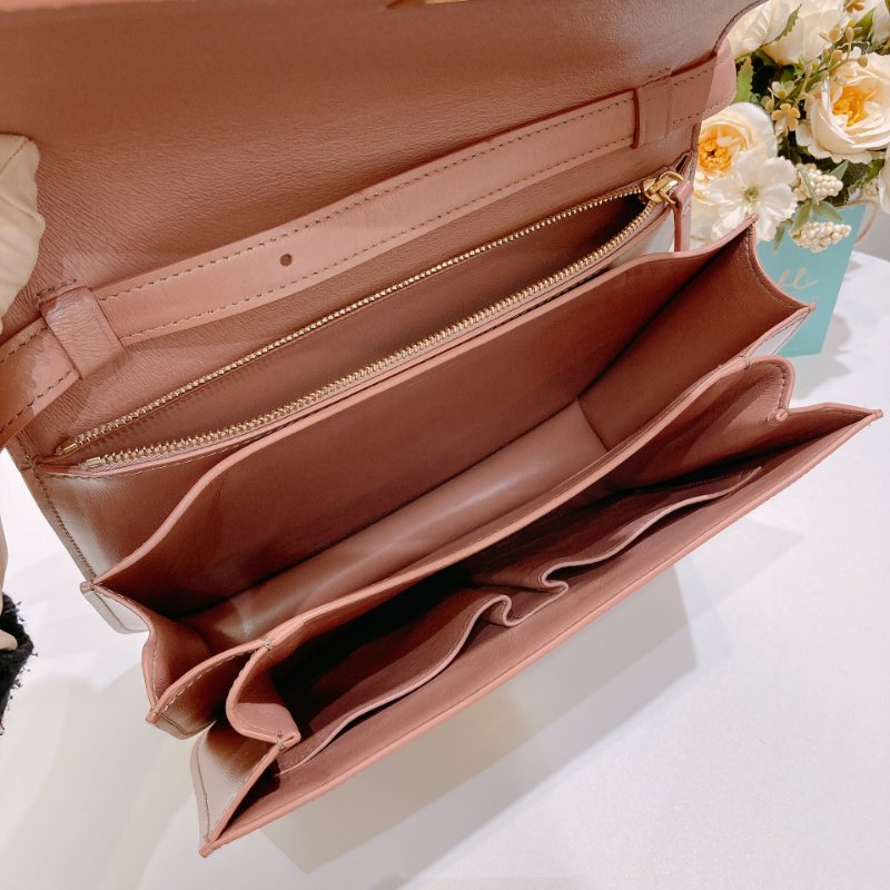 TW4762 Celine 塞琳 中號 豆腐包 Classic Medium Box Bag Pink x GHW-13