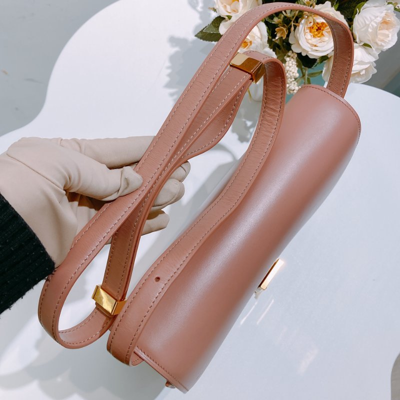 TW4762 Celine 塞琳 中號 豆腐包 Classic Medium Box Bag Pink x GHW-19