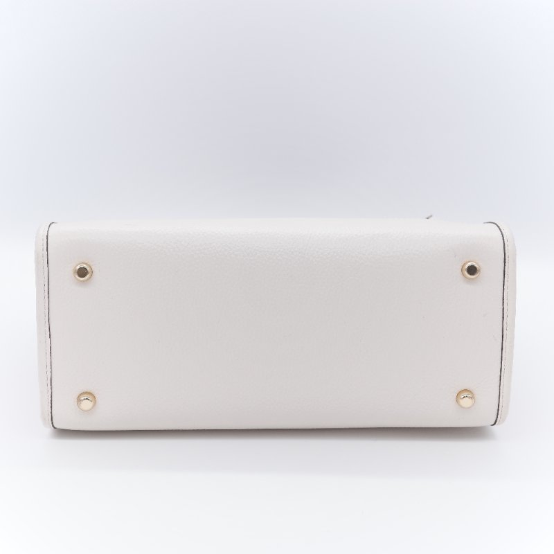 Coach 蔻馳 Dempsey 22 tote 經典緹花織布 鵝卵石顆粒 牛皮 圓型皮標 托特包-5