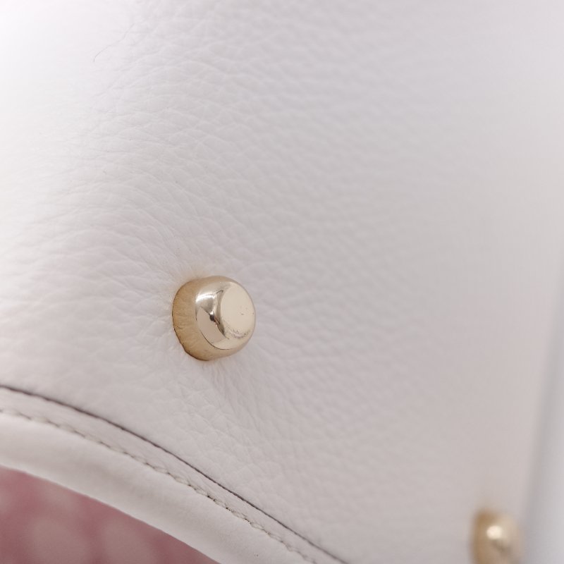 Coach 蔻馳 Dempsey 22 tote 經典緹花織布 鵝卵石顆粒 牛皮 圓型皮標 托特包-12