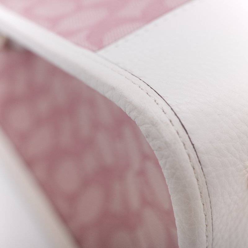 Coach 蔻馳 Dempsey 22 tote 經典緹花織布 鵝卵石顆粒 牛皮 圓型皮標 托特包-13