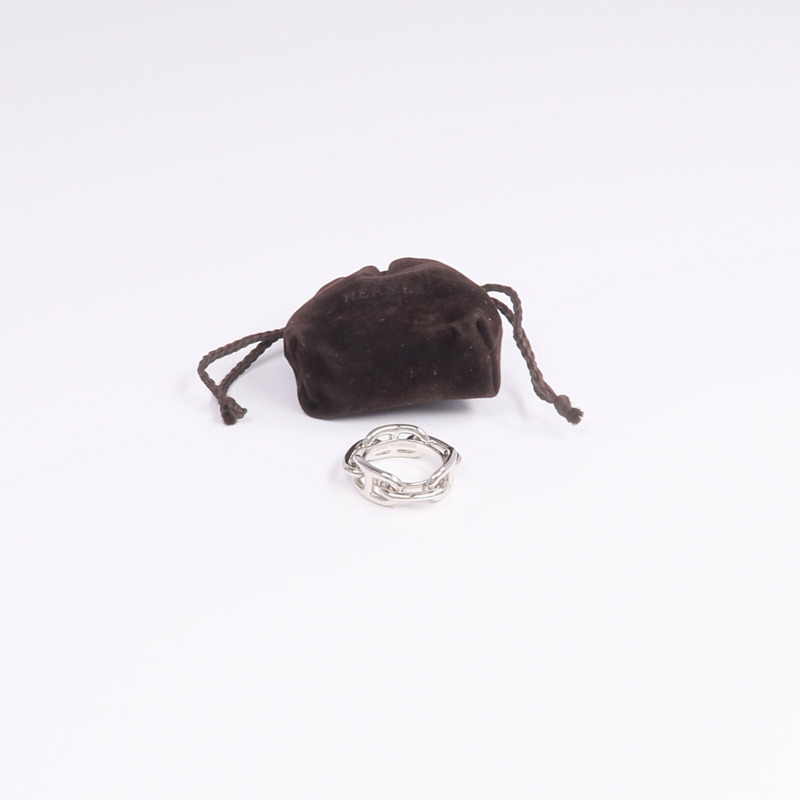 HERMES 金屬Chaine d'Ancre絲巾扣-6