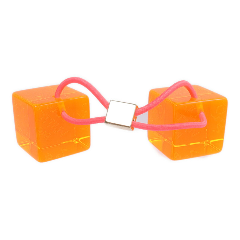 LOUIS VUITTON PVC Hair Cube髮帶-2