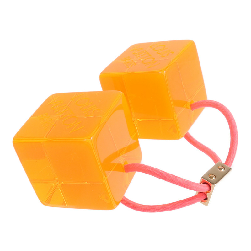 LOUIS VUITTON PVC Hair Cube髮帶-4