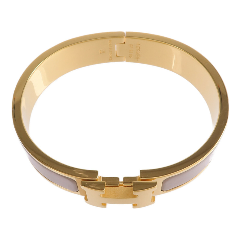 HERMES 金屬/琺瑯Clic H手鐲-3