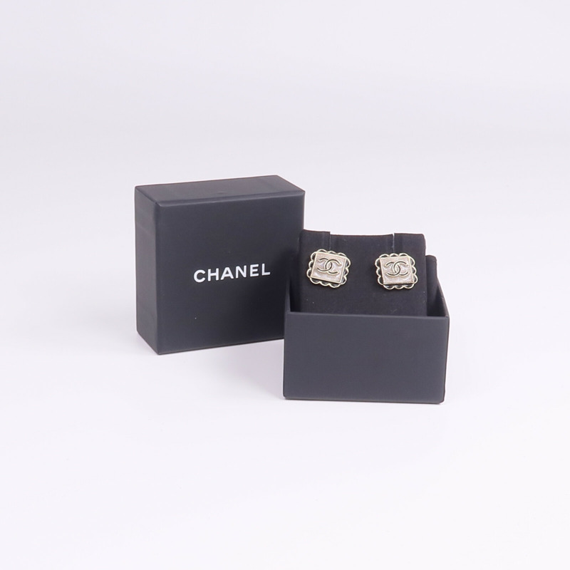 CHANEL PVC/金屬Earrings耳環-8