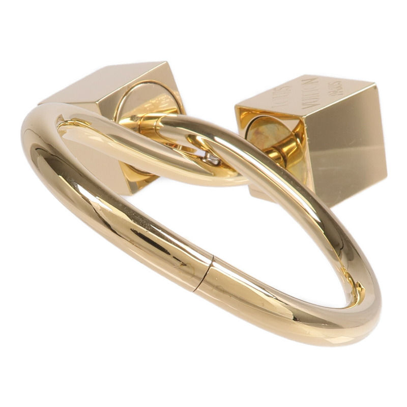 LOUIS VUITTON 金屬Cube Cuff Bracelet手鐲-3