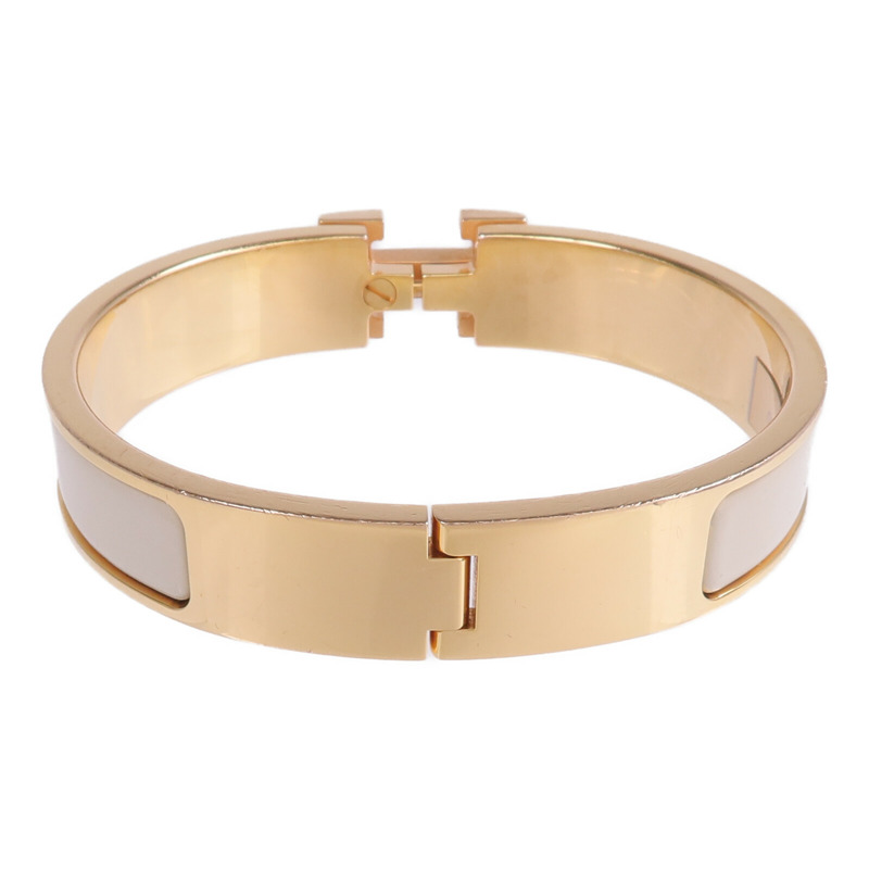 HERMES 金屬/琺瑯Clic H手鐲-2