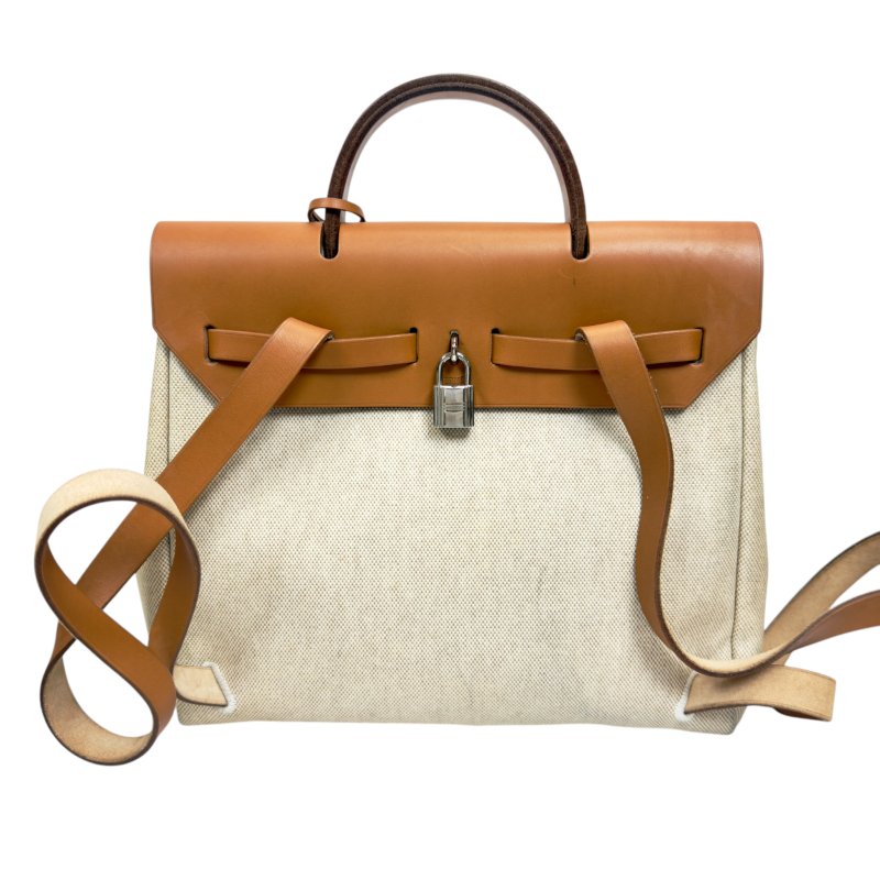HERMES 中古 Herbag 背包 框C刻-6