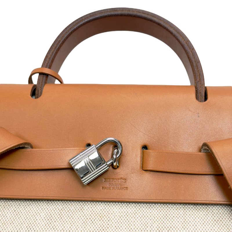 HERMES 中古 Herbag 背包 框C刻-9