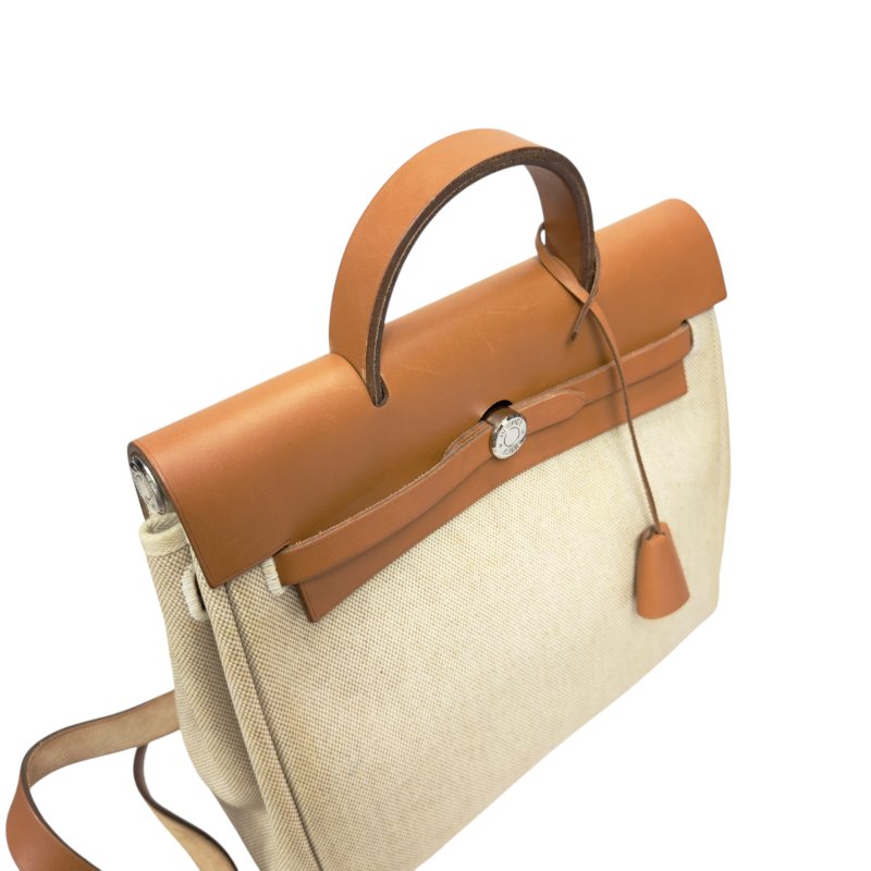 HERMES 中古 Herbag 背包 框C刻-17