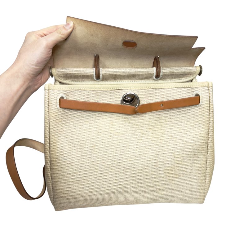 HERMES 中古 Herbag 背包 框C刻-20