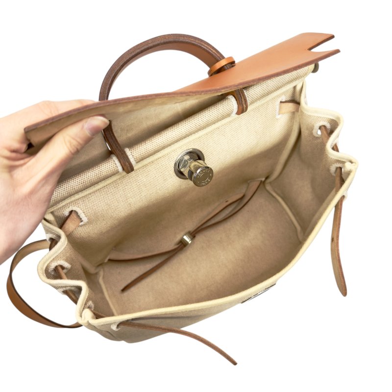 HERMES 中古 Herbag 背包 框C刻-21