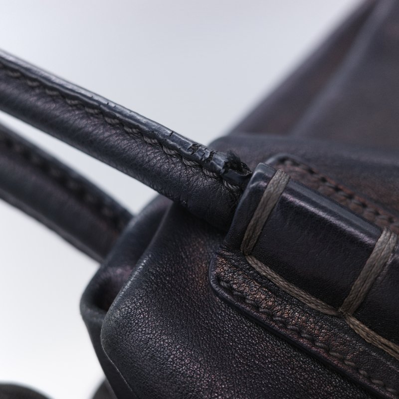 Tod's 托德斯 Shopping Media 黑色小牛皮手提包 肩背包 托特包 購物包-14