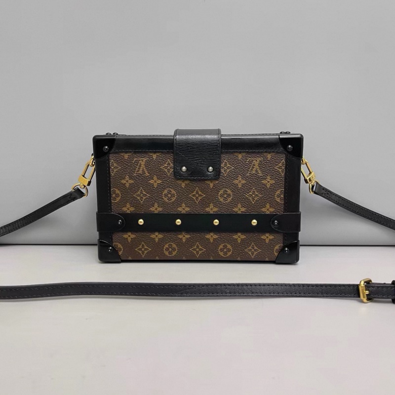 LV路易威登 petite malle老花黑色硬盒子-1