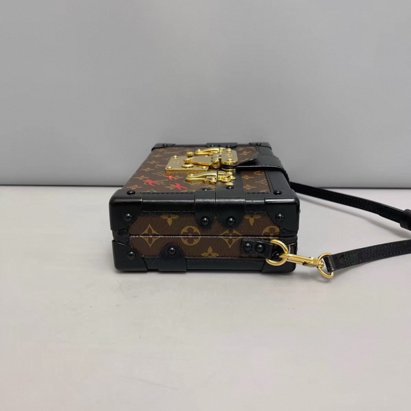 LV路易威登 petite malle老花黑色硬盒子-2
