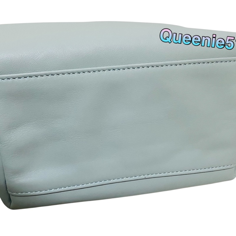 全新閑置品LONGCHAMP 專櫃款Le Pliage Xtra XS 牛皮 手提包 飯盒包 馬鞭草綠-4