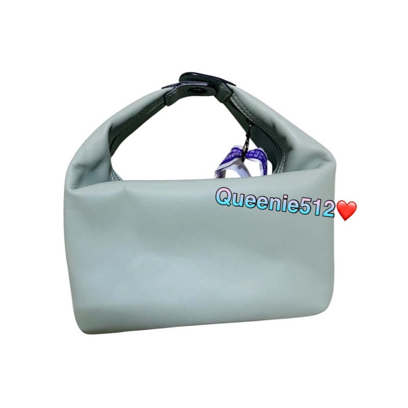 全新閑置品LONGCHAMP 專櫃款Le Pliage Xtra XS 牛皮 手提包 飯盒包 馬鞭草綠-6