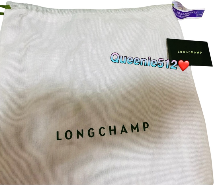 全新閑置品LONGCHAMP 專櫃款Le Pliage Xtra XS 牛皮 手提包 飯盒包 馬鞭草綠-10