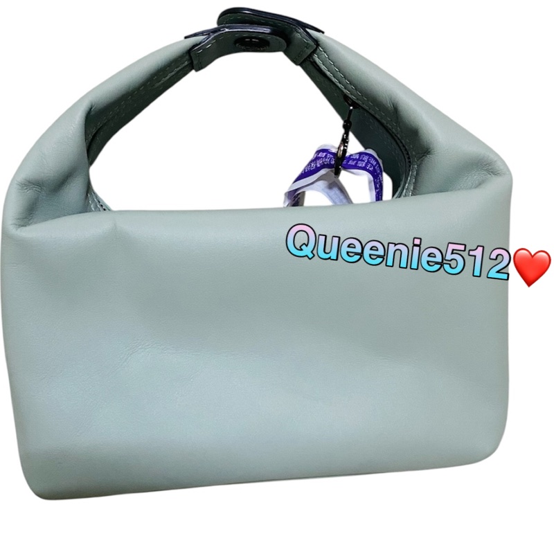 全新閑置品LONGCHAMP 專櫃款Le Pliage Xtra XS 牛皮 手提包 飯盒包 馬鞭草綠-13