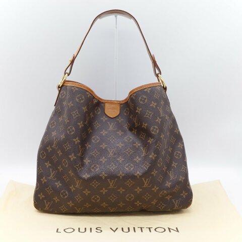 Louis Vuitton 路易威登 Delightful MM 經典老花 帆布標 單肩包 肩背包