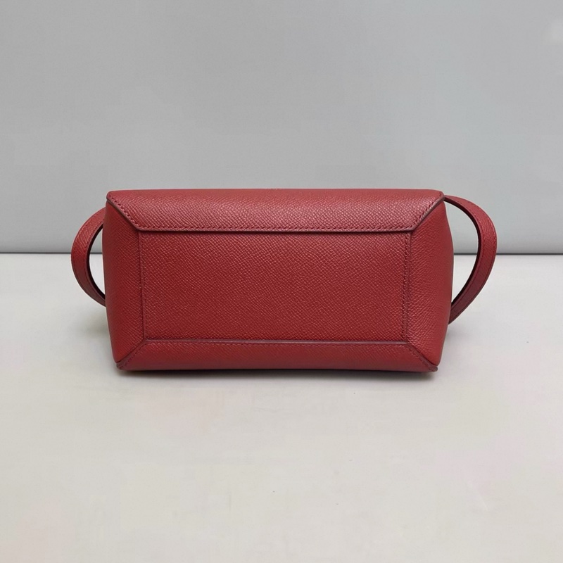 Celine賽琳 新標磚紅色nano鯰魚包-3