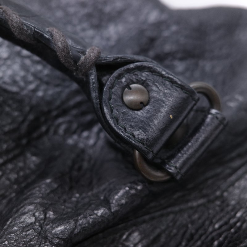 Balenciaga 巴黎世家 City 機車包 黑色 羊皮 手提包 肩背包 托特包-20