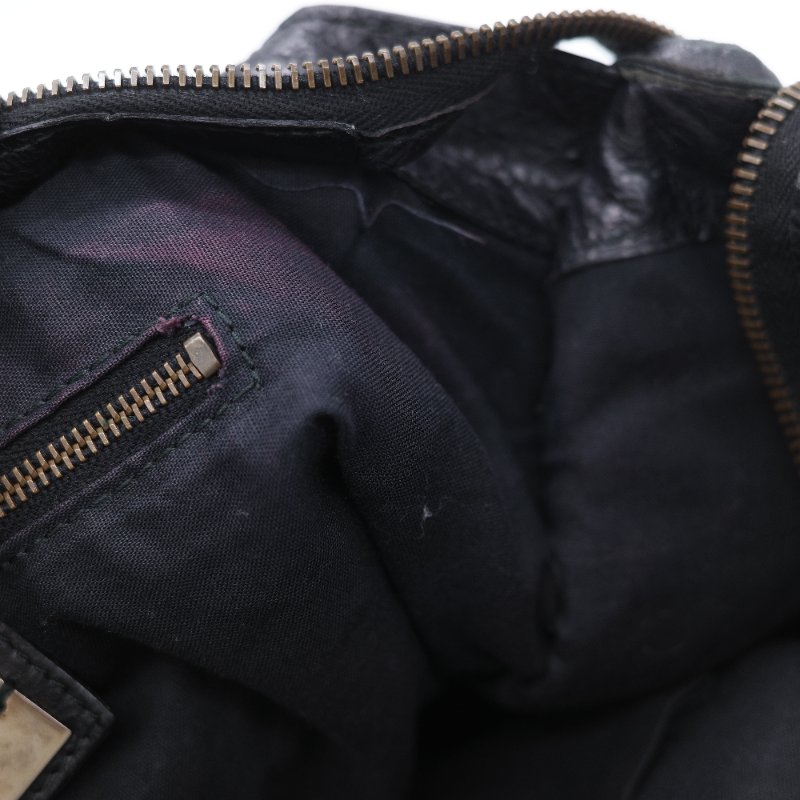 Balenciaga 巴黎世家 City 機車包 黑色 羊皮 手提包 肩背包 托特包-32