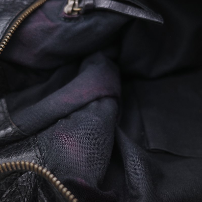 Balenciaga 巴黎世家 City 機車包 黑色 羊皮 手提包 肩背包 托特包-33