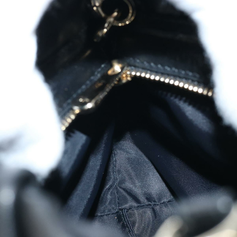 【日本直送】Christian Dior Canage 鏈條肩背包，黑色皮革，金色，正品，貨號 168318SAV-19