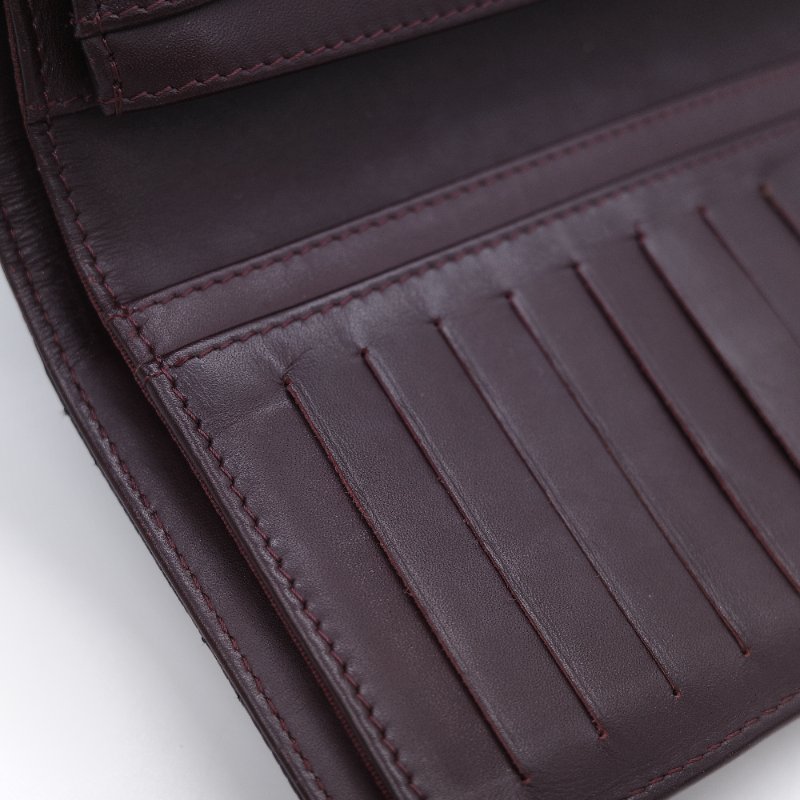 Chanel 香奈兒 經典 黑色菱格紋 顆粒小牛皮 銀扣 長夾-11