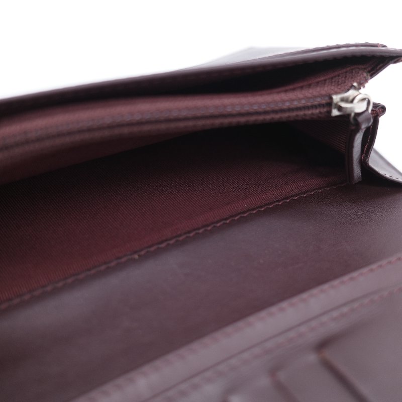 Chanel 香奈兒 經典 黑色菱格紋 顆粒小牛皮 銀扣 長夾-13