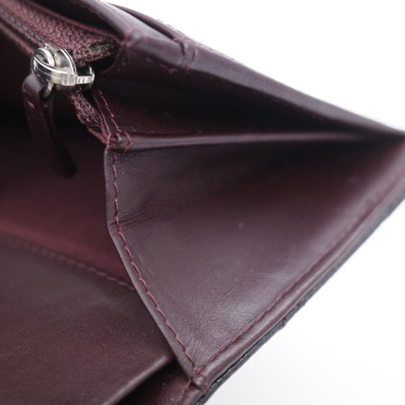 Chanel 香奈兒 經典 黑色菱格紋 顆粒小牛皮 銀扣 長夾-16