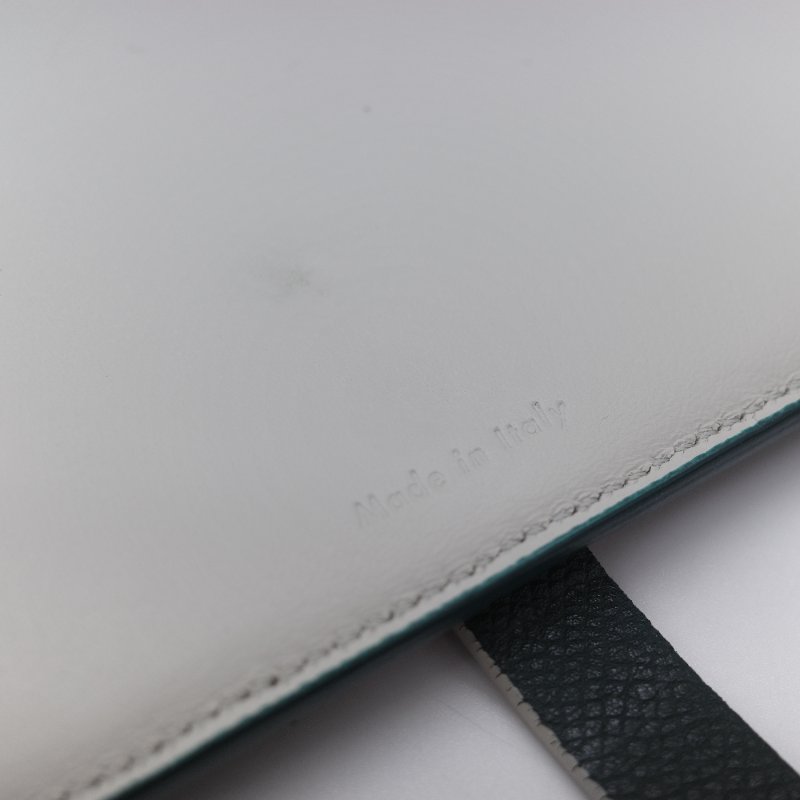 Celine 思琳 Strap 大號 綠色粒面小牛皮 扣帶長夾-12