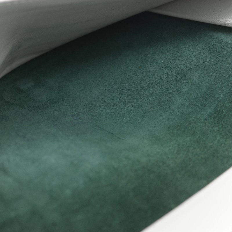 Celine 思琳 Strap 大號 綠色粒面小牛皮 扣帶長夾-13