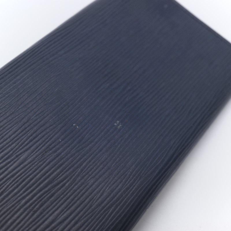 Louis Vuitton 路易威登 Emilie 靛藍色 Epi 水波紋 牛皮 長夾 錢包-8