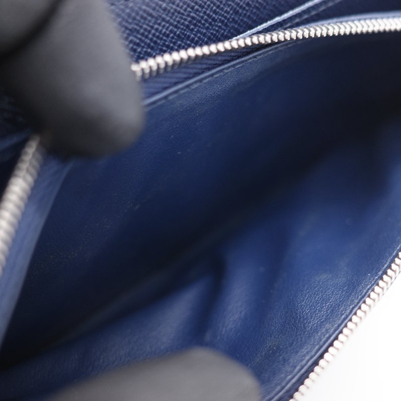 Louis Vuitton 路易威登 Emilie 靛藍色 Epi 水波紋 牛皮 長夾 錢包-17