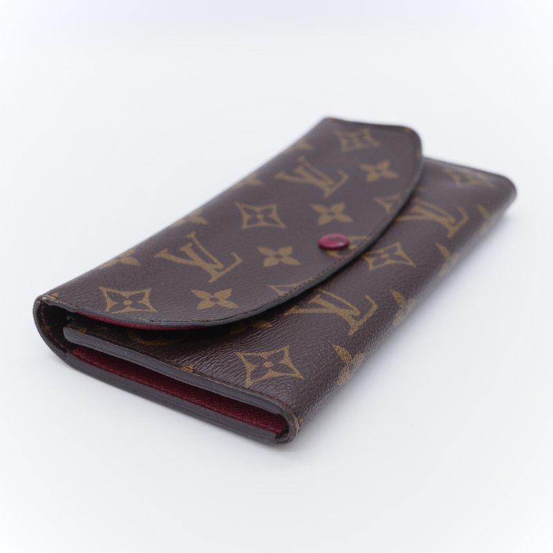 Louis Vuitton 路易威登 Emilie 經典老花 帆布 塗層帆布長夾-2