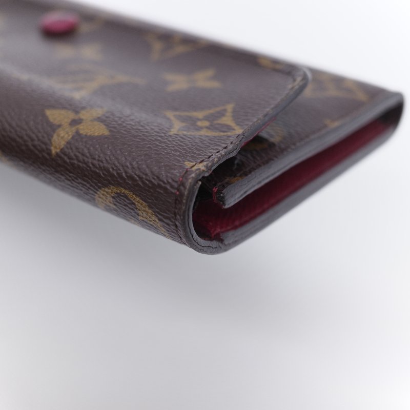 Louis Vuitton 路易威登 Emilie 經典老花 帆布 塗層帆布長夾-8