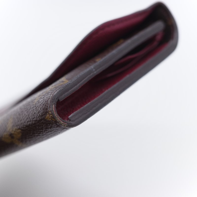 Louis Vuitton 路易威登 Emilie 經典老花 帆布 塗層帆布長夾-9