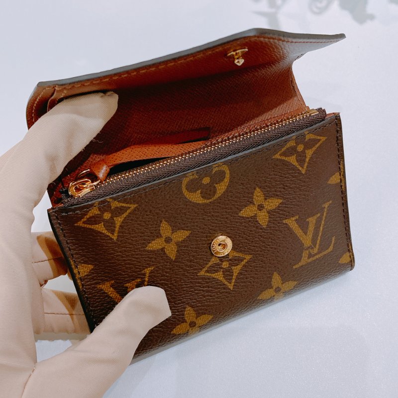 TW4773 Louis Vuitton Victorine Wallet Canvas Monogram Brow-7