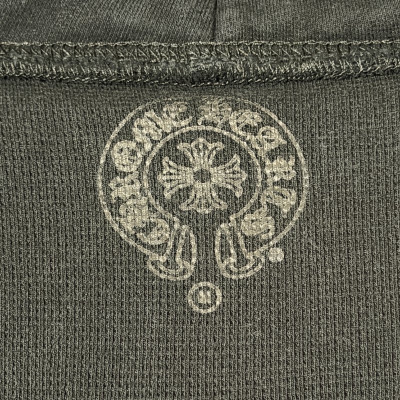 Chrome Hearts 克羅心 Hoodie Horseshoe Logo Scroll Cross Sleeve 黑色 帽T M 正品-17