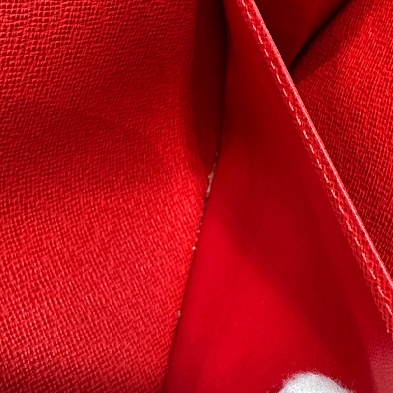 LV M60034 SARAH 原花字紋老花 門僮 信用卡拉鍊零錢長夾皮夾發財夾錢包-33