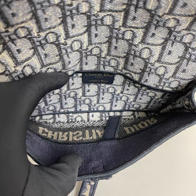 Dior迪奧 saddle老花刺繡腰包胸包斜挎包-6