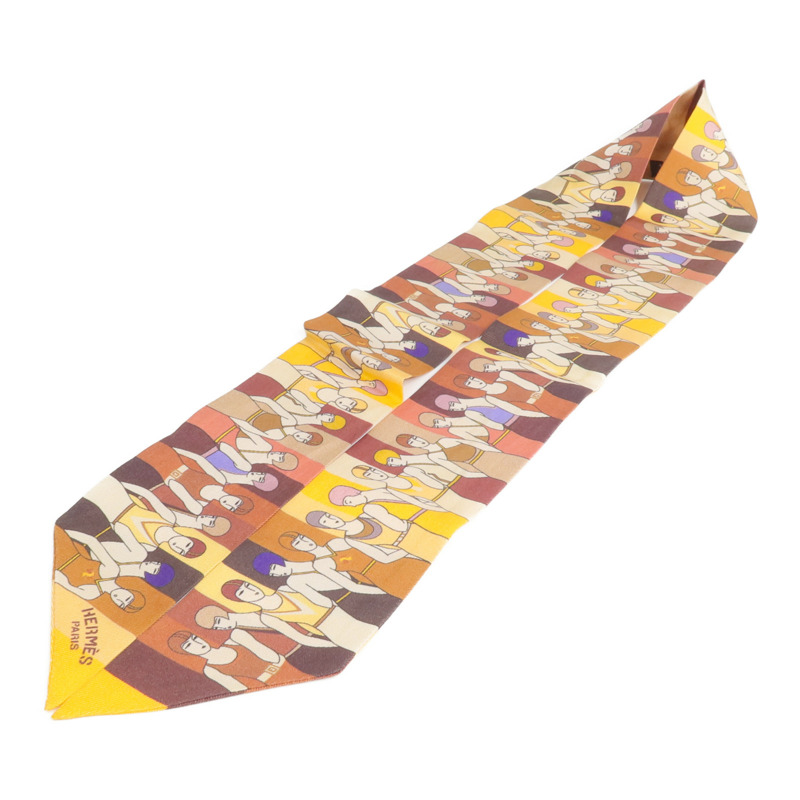 HERMES 絲質Twilly絲巾-2